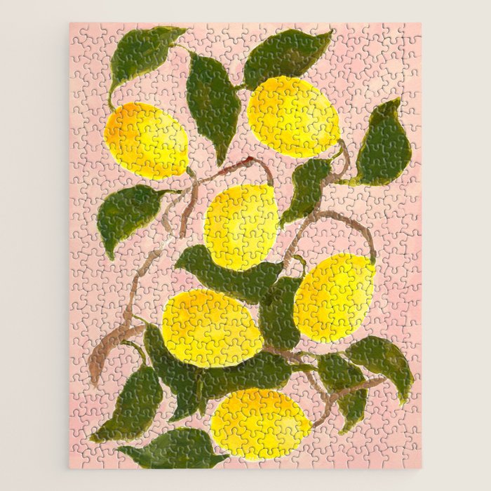 Summer Harvest Lemon Jigsaw Puzzle Gallery Image 1