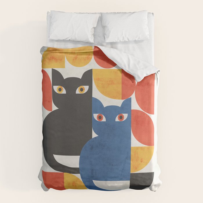 MEOWHAUS 1923 Duvet Cover Gallery Image 1