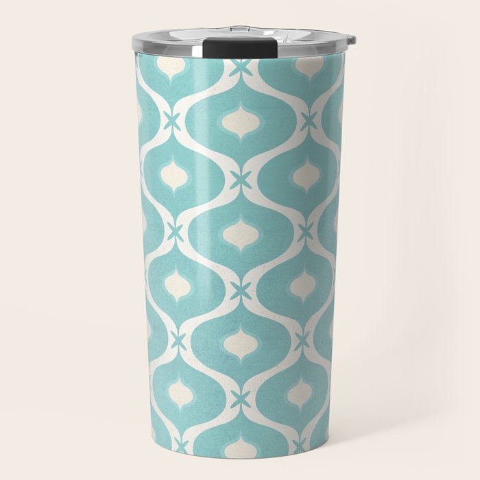 Coastal Moroccan Tile Travel Mug Gallery Image 1