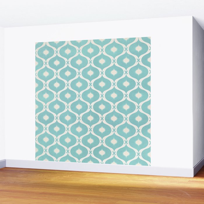 Coastal Moroccan Tile Wall Mural Gallery Image 2