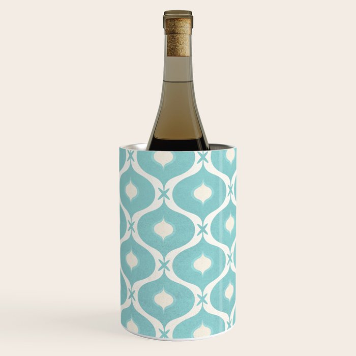 Coastal Moroccan Tile Wine Chiller Gallery Image 3
