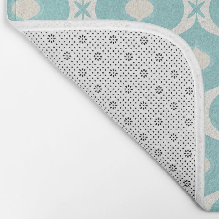 Coastal Moroccan Tile Bath Mat Gallery Image 2