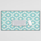 Coastal Moroccan Tile Desk Mat Gallery Image 1