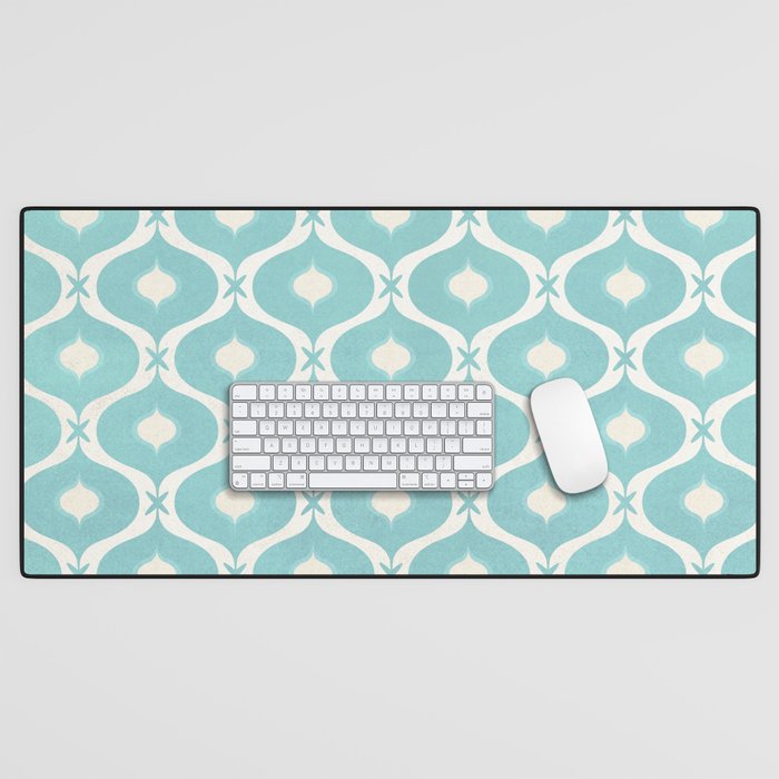 Coastal Moroccan Tile Desk Mat Gallery Image 1