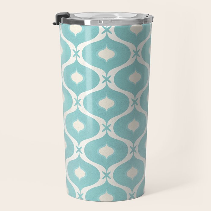 Coastal Moroccan Tile Travel Mug Gallery Image 3