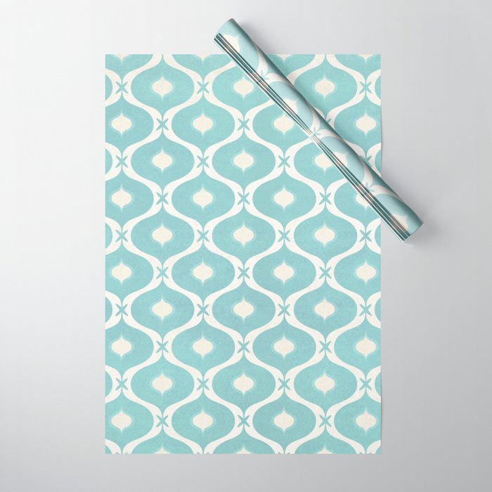 Coastal Moroccan Tile Wrapping Paper Gallery Image 1