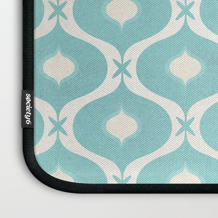 Coastal Moroccan Tile Laptop Sleeve Gallery Image 3