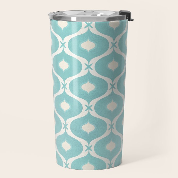 Coastal Moroccan Tile Travel Mug Gallery Image 2