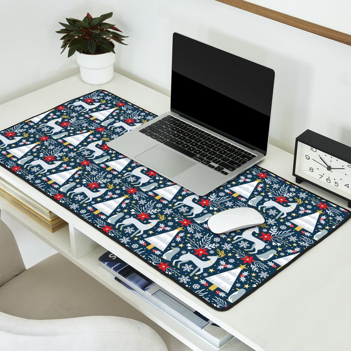 Winter Forest Desk Mat Gallery Image 2