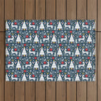 Winter Forest Outdoor Rug Gallery Image 1