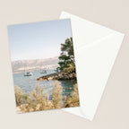 Marjan hill Split | Croatia ocean sea travel photography | Sailing Yacht  Stationery Card Gallery Image 2