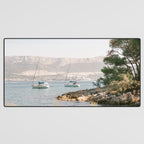 Marjan hill Split | Croatia ocean sea travel photography | Sailing Yacht  Desk Mat Gallery Image 3