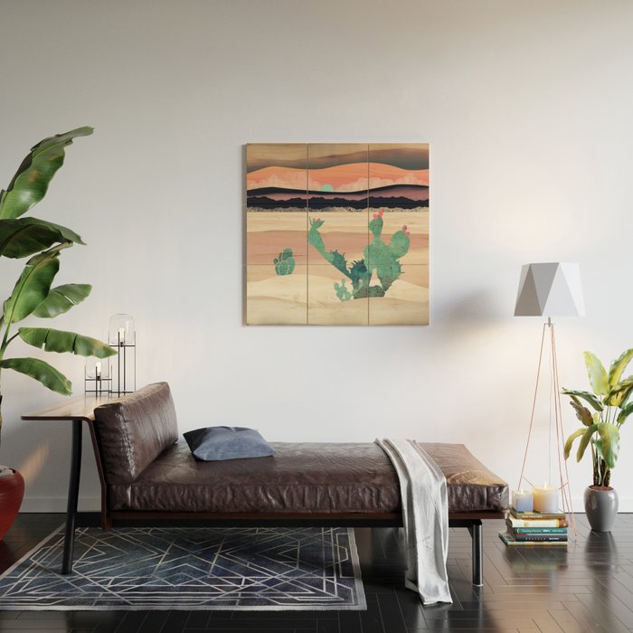 Desert Dawn Wood Wall Art Gallery Image 2