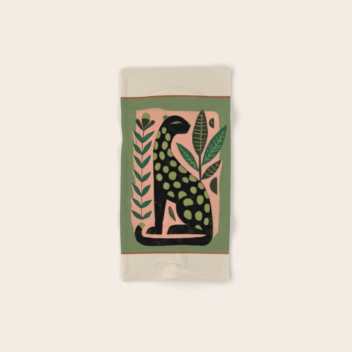 Spotted Cat Bath Towel Gallery Image 1