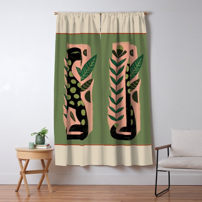 Spotted Cat Window Curtain Gallery Image 5