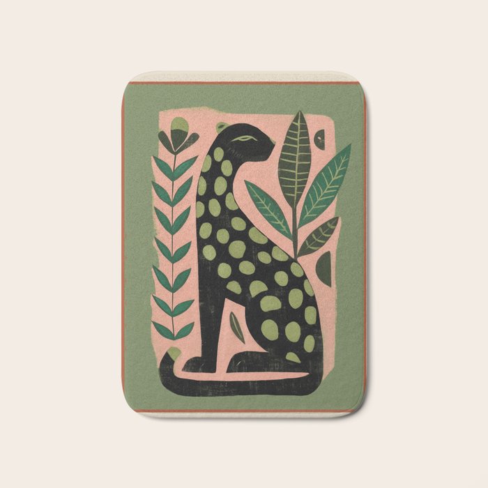 Spotted Cat Bath Mat Gallery Image 1