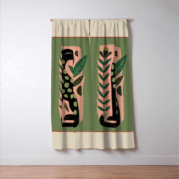 Spotted Cat Window Curtain Gallery Image 3