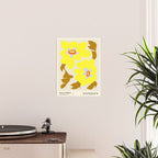 Flower Market, London, Abstract floral art Poster Gallery Image 2