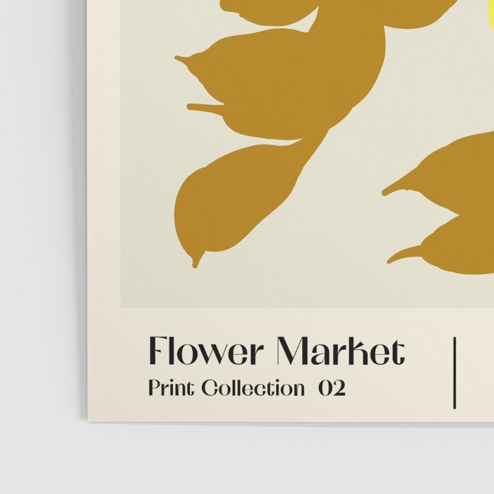 Flower Market, London, Abstract floral art Poster Gallery Image 3