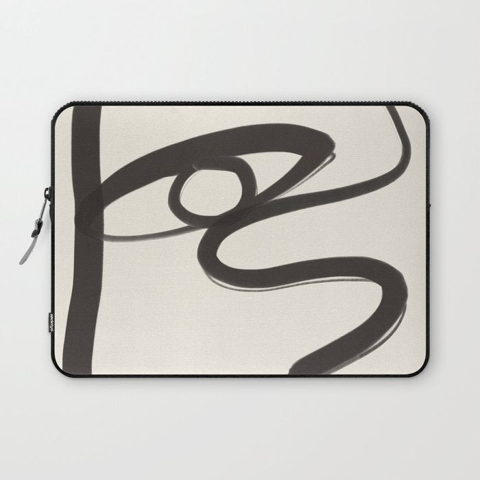 Abstract Face 36 Laptop Sleeve Gallery Image 1