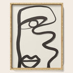 Abstract Face 36 Serving Tray Gallery Image 1