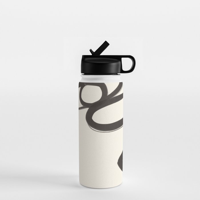 Abstract Face 36 Water Bottle Gallery Image 1