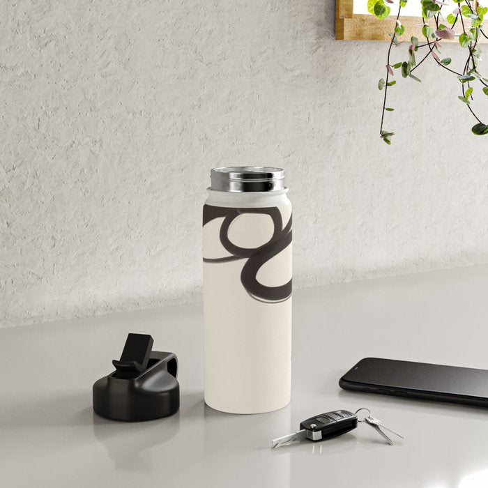 Abstract Face 36 Water Bottle Gallery Image 4