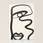 Abstract Face 36 Stationery Card Gallery Image 2