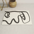 Abstract Face 36 Rug Gallery Image 1