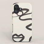 Abstract Face 36 iPhone Case Gallery Image 1