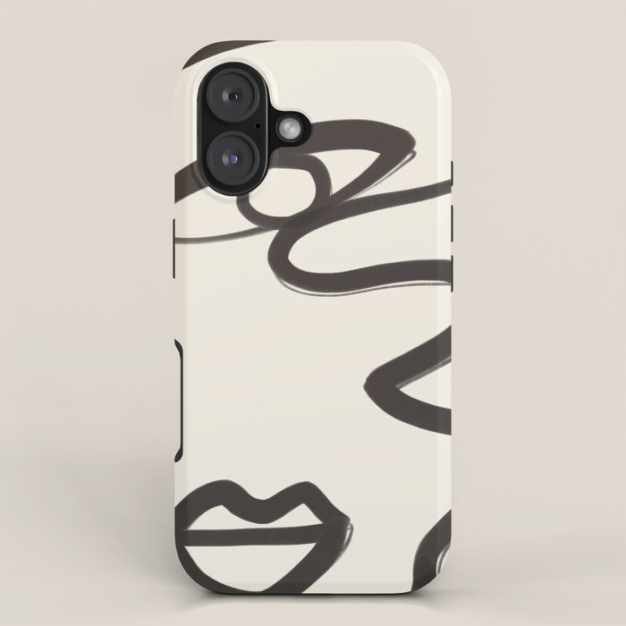 Abstract Face 36 iPhone Case Gallery Image 1