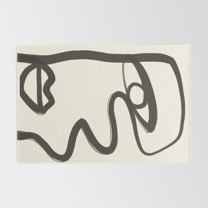 Abstract Face 36 Rug Gallery Image 2