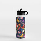 FLORAL AND BIRDS XII Water Bottle Gallery Image 1