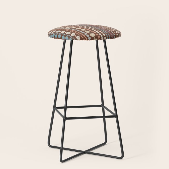 Hand Drawn Dots Stool Gallery Image 1