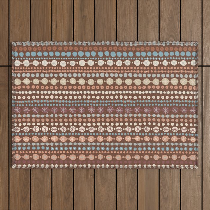 Hand Drawn Dots Outdoor Rug Gallery Image 1