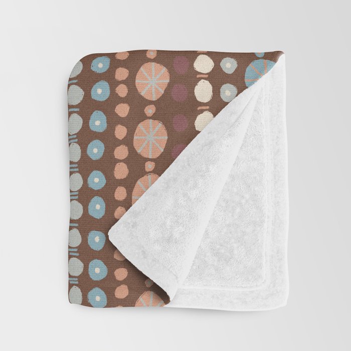 Hand Drawn Dots Throw Blanket Gallery Image 3