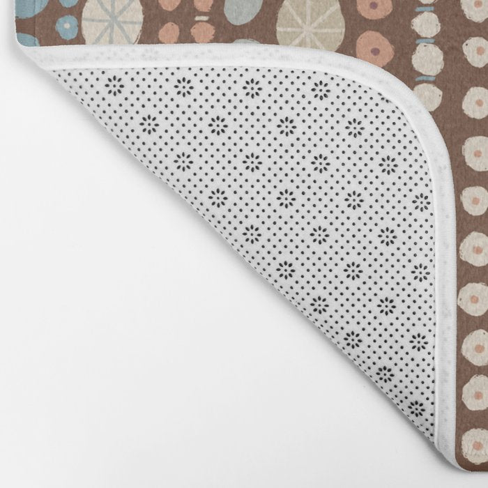 Hand Drawn Dots Bath Mat Gallery Image 2