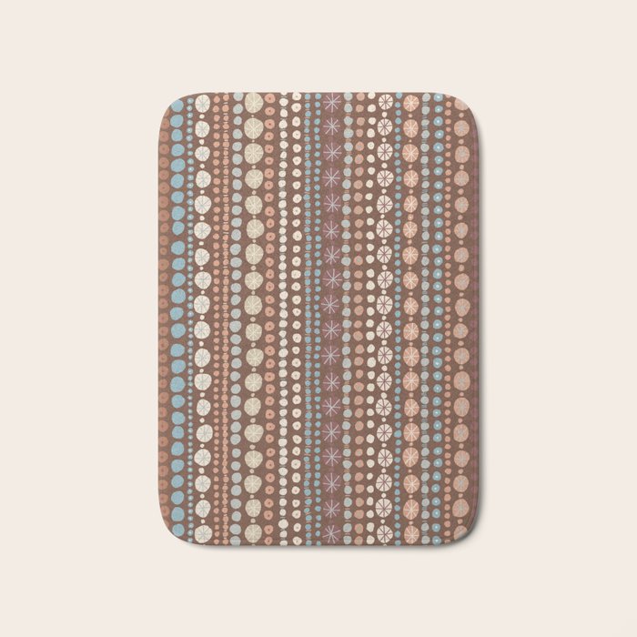 Hand Drawn Dots Bath Mat Gallery Image 1
