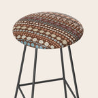 Hand Drawn Dots Stool Gallery Image 2