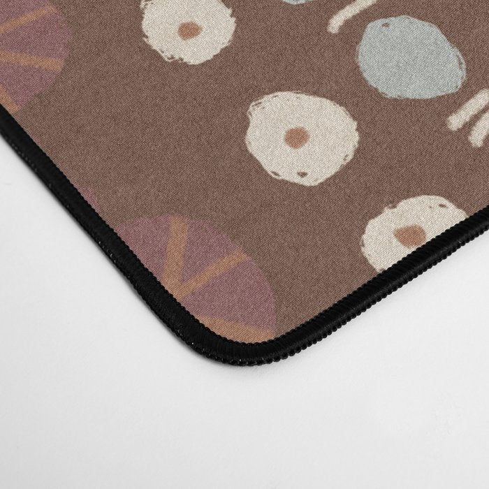 Hand Drawn Dots Desk Mat Gallery Image 4