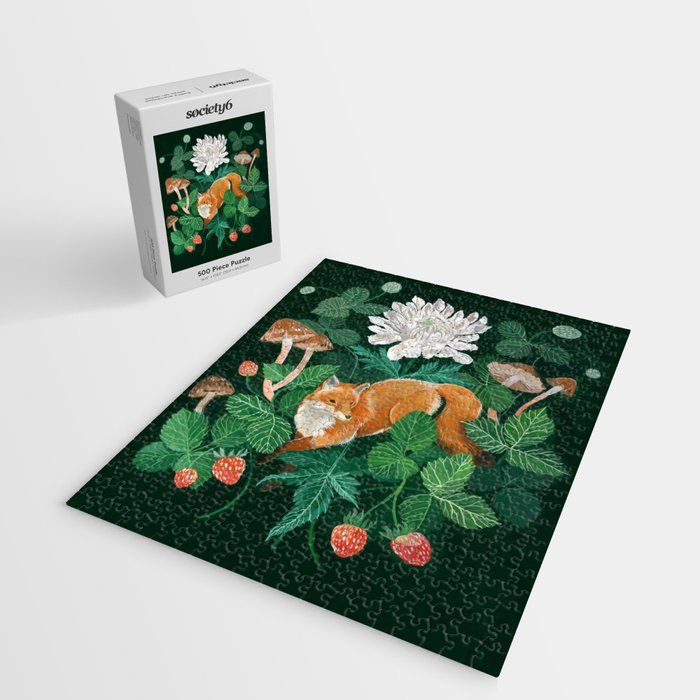 Strawberry Fox Jigsaw Puzzle Gallery Image 2
