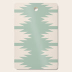 Geometric Southwestern Minimalism - Neutral Sage Green Cutting Board Gallery Image 1