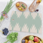Geometric Southwestern Minimalism - Neutral Sage Green Cutting Board Gallery Image 2