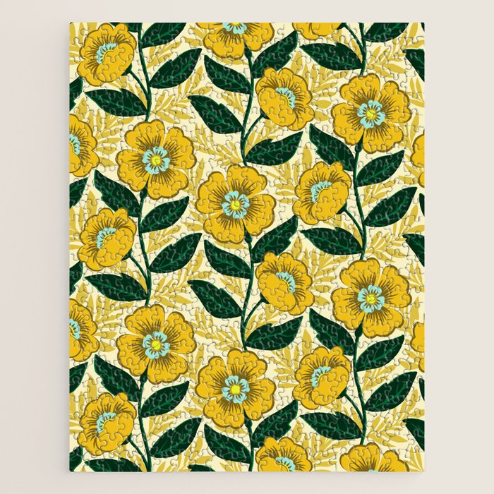Yellow flower garden Jigsaw Puzzle Gallery Image 1