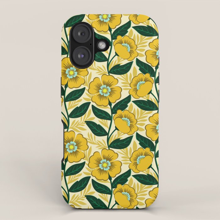 Yellow flower garden iPhone Case Gallery Image 1