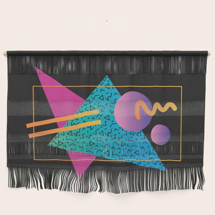 Memphis Pattern 24 - 80s / 90s Retro Wall Hanging Gallery Image 1
