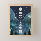 River & Sky Mini Art Print Gallery Image 1