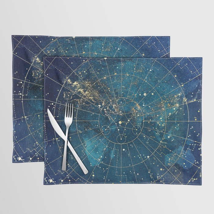 Star Map :: City Lights Placemat Gallery Image 1