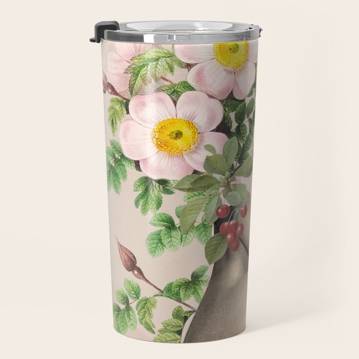 Floral beauty 14 Travel Mug Gallery Image 3