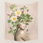 Floral beauty 14 Wall Tapestry Gallery Image 4